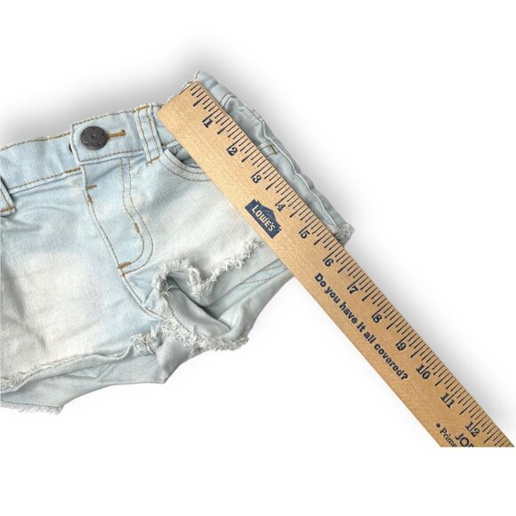 Garanimals Toddler Girl's Casual Denim Shorts Light Blue Size 2T Adj Waist - Picture 5 of 5